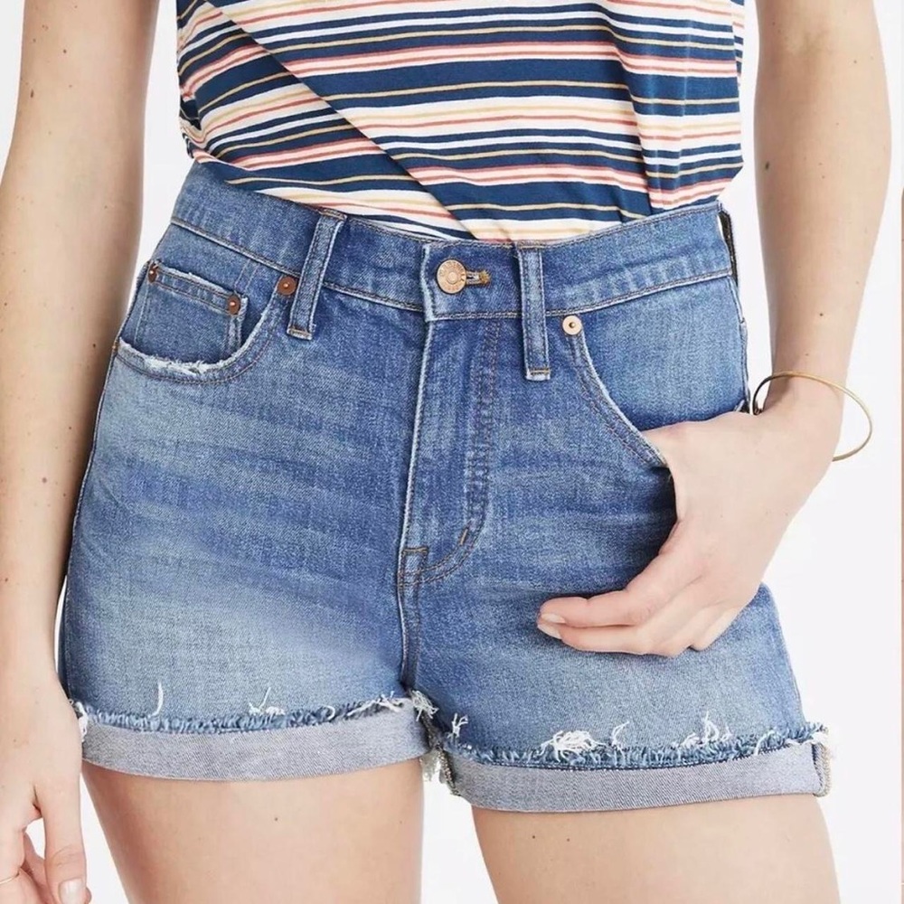 Madewell Cutoff Shorts High Rise Denim Short Erwin 23